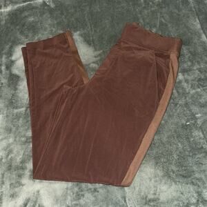 Athleta Brooklyn Ankle Pant Women's 4 Brown Zip Pocket Stretch High Waist